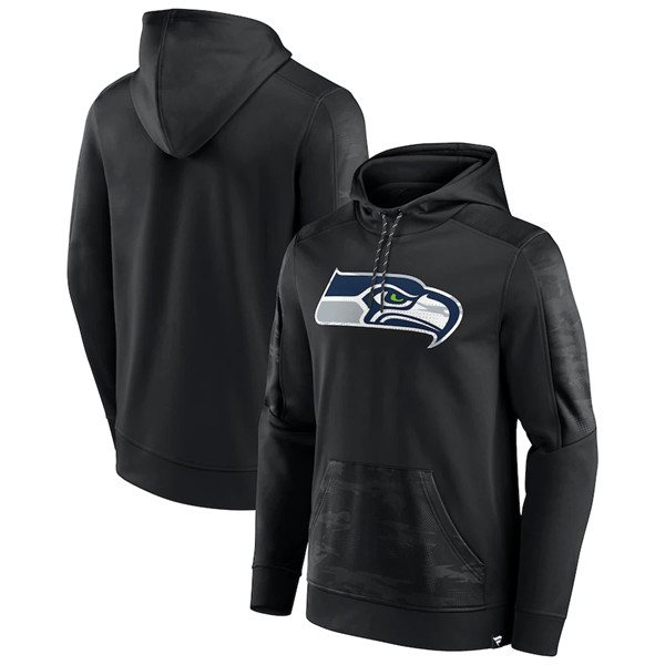 Men's Seattle Seahawks Black On The Ball Pullover Hoodie,We sell and wholesale Men's Seattle Seahawks Black On The Ball Pullover Hoodie on line form chian!